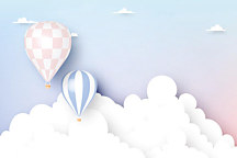 Obraz do detskej izby Letiace balóny 1493